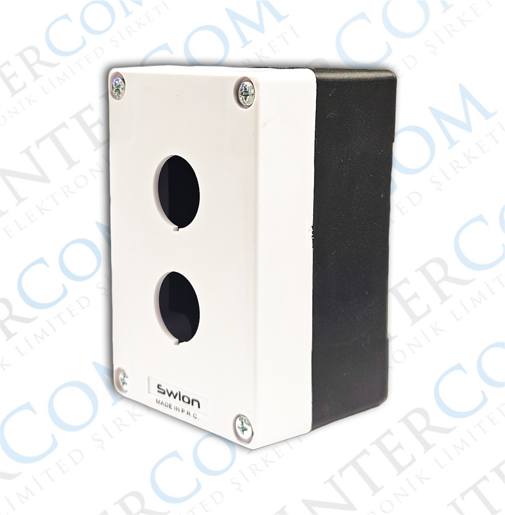 HJ9  22MM BUTON KUTUSU GRİ-SİYAH