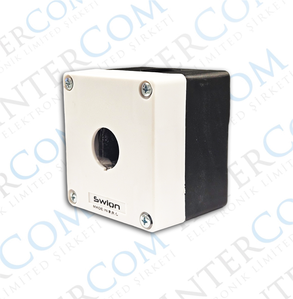 HJ9  22MM BUTON KUTUSU GRİ-SİYAH