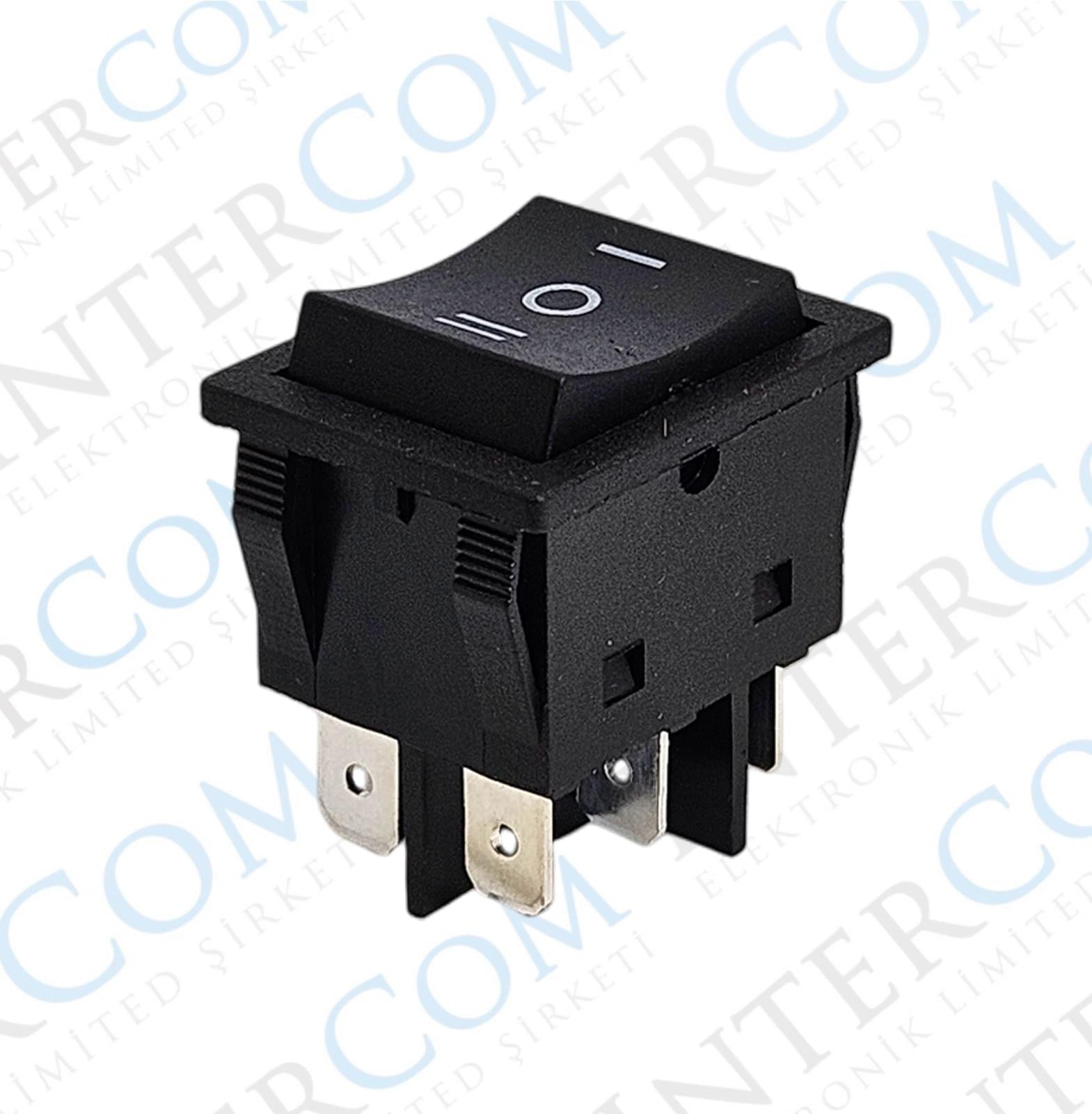IC-108-S Geniş Işıksız Anahtar ON-OFF-ON 30A