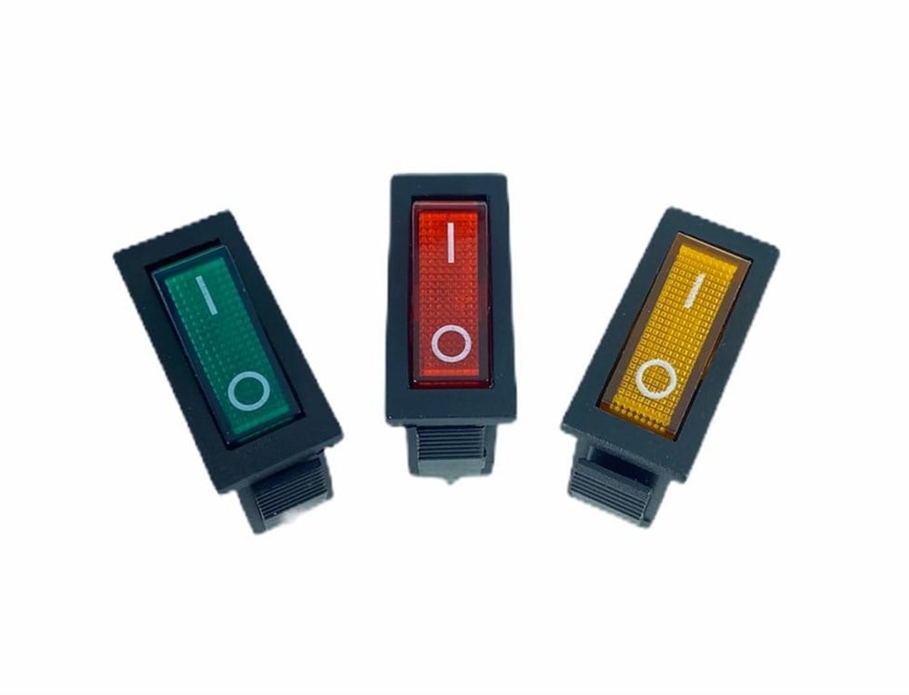 IC-113 Dar Işıklı Anahtar ON-OFF 