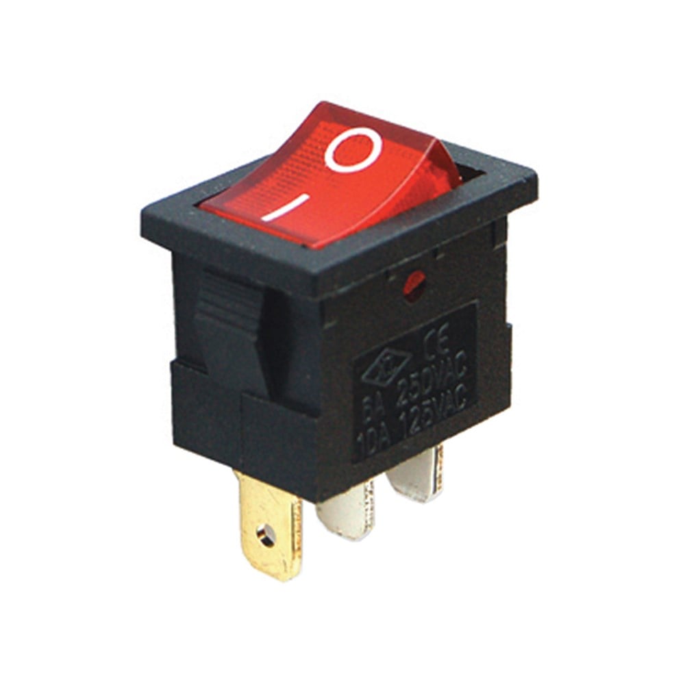 IC-118 Mini Işıklı Anahtar 3P 