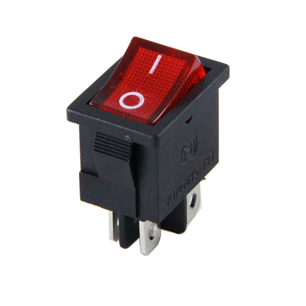 IC-119 Mini Işıklı Anahtar 4P 