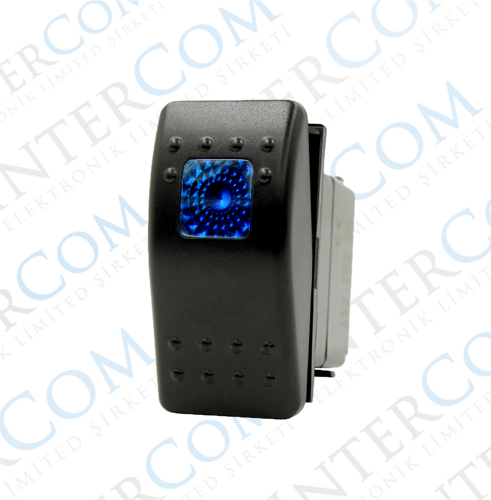 IC-134M Marin Switch Kare Işıklı On-Off