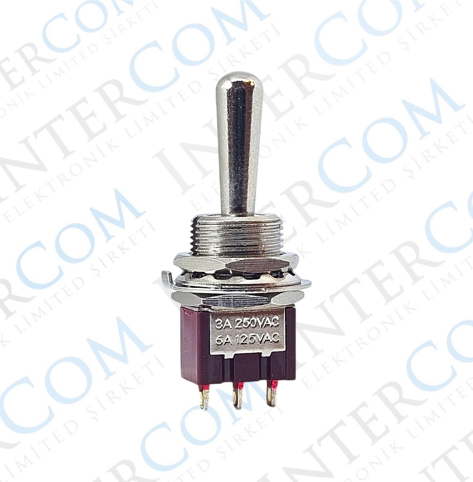 IC-148F Toggle Switch ON-OFF-ON Ø12mm MTS-103L