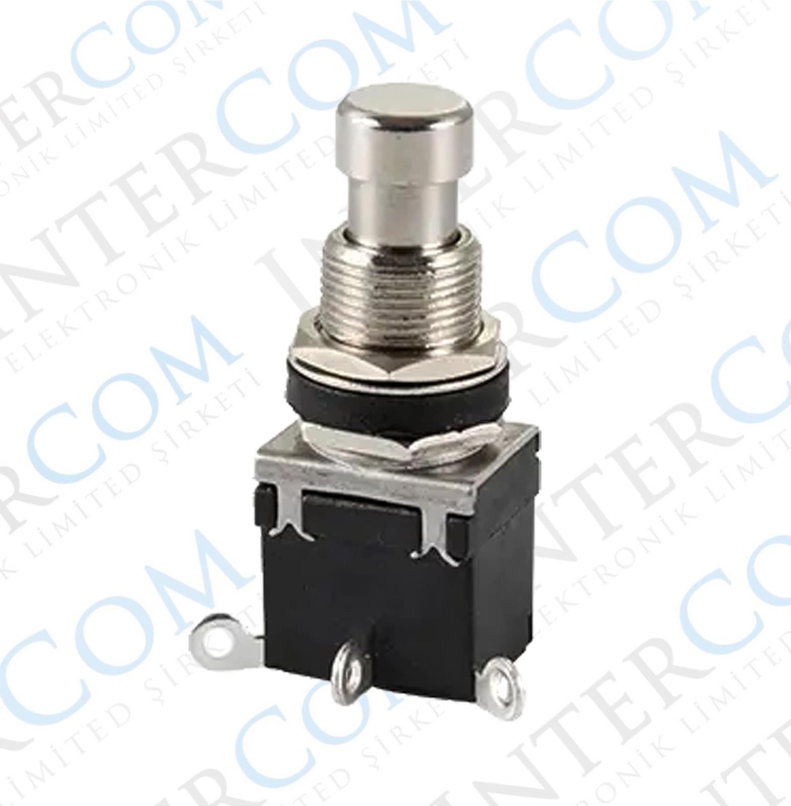 IC-148J-3 Pedal Switch Kalıcılı 3P Ø12mm PBS-24-102