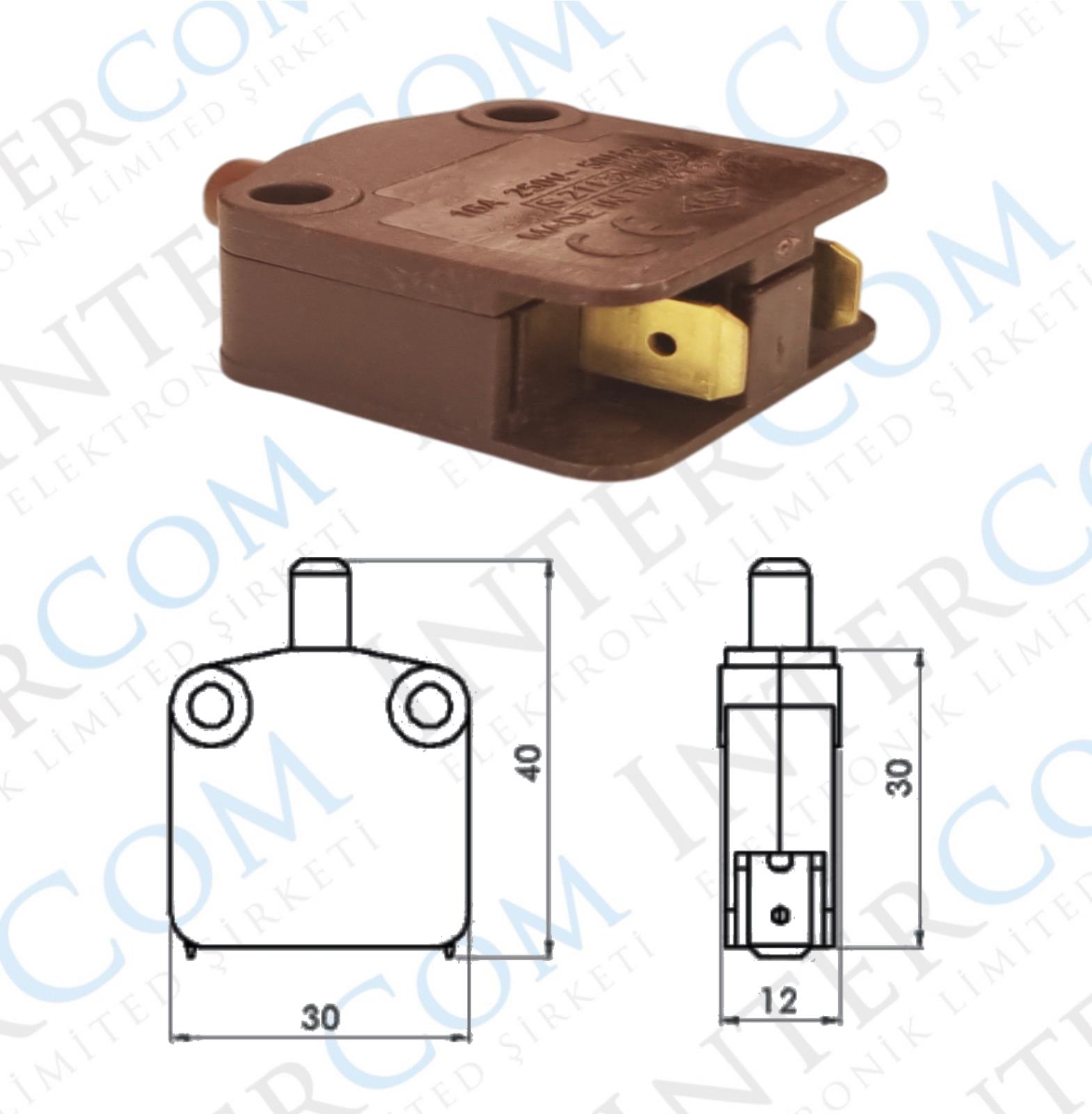 IC-187C Ters Dolap Switch Normalde Kapalı