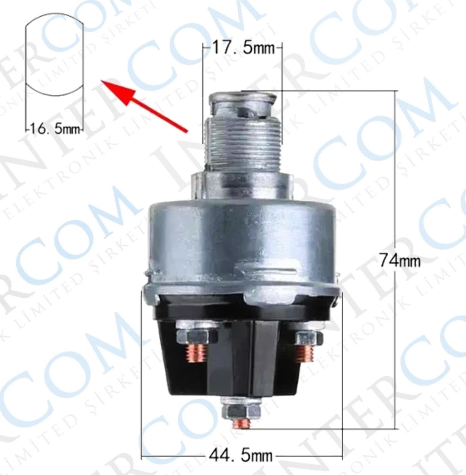 IC-195M-1 ATEŞLEME ANTARI 4 POZİSYON 4P ON-OFF