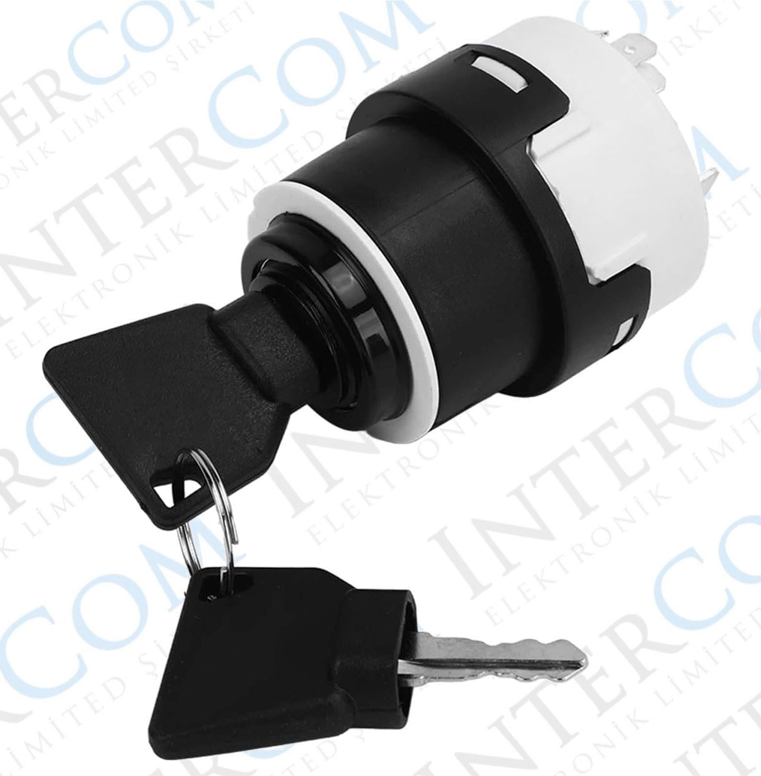 IC195M-2 ATEŞLEME ANAHTARI 5 POZİSYON 11P ON-OFF - SU GEÇİRMEZ KILIFLI