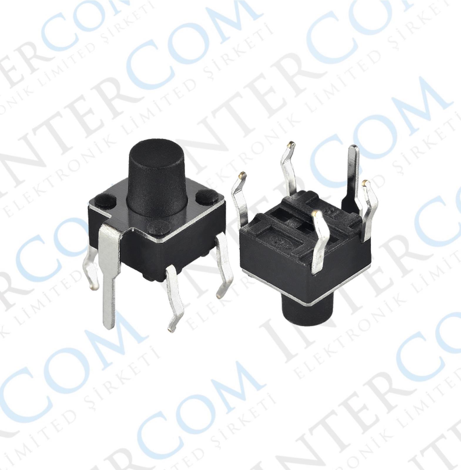IC-200 Tact Switch 6x6 3,5mm Şaseli