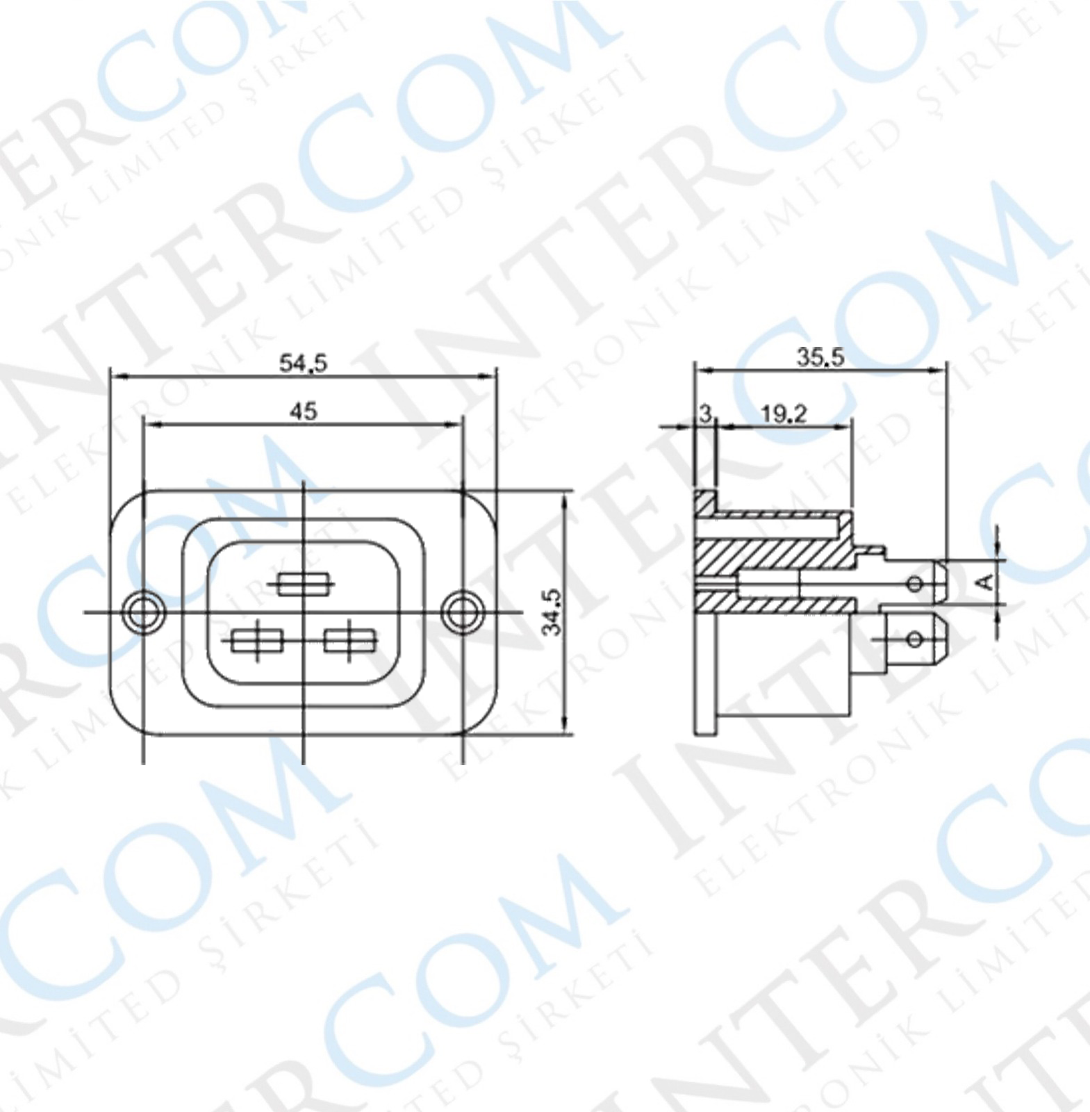IC-215A1 C20 Power Şase Erkek Kulaklı AC-06C