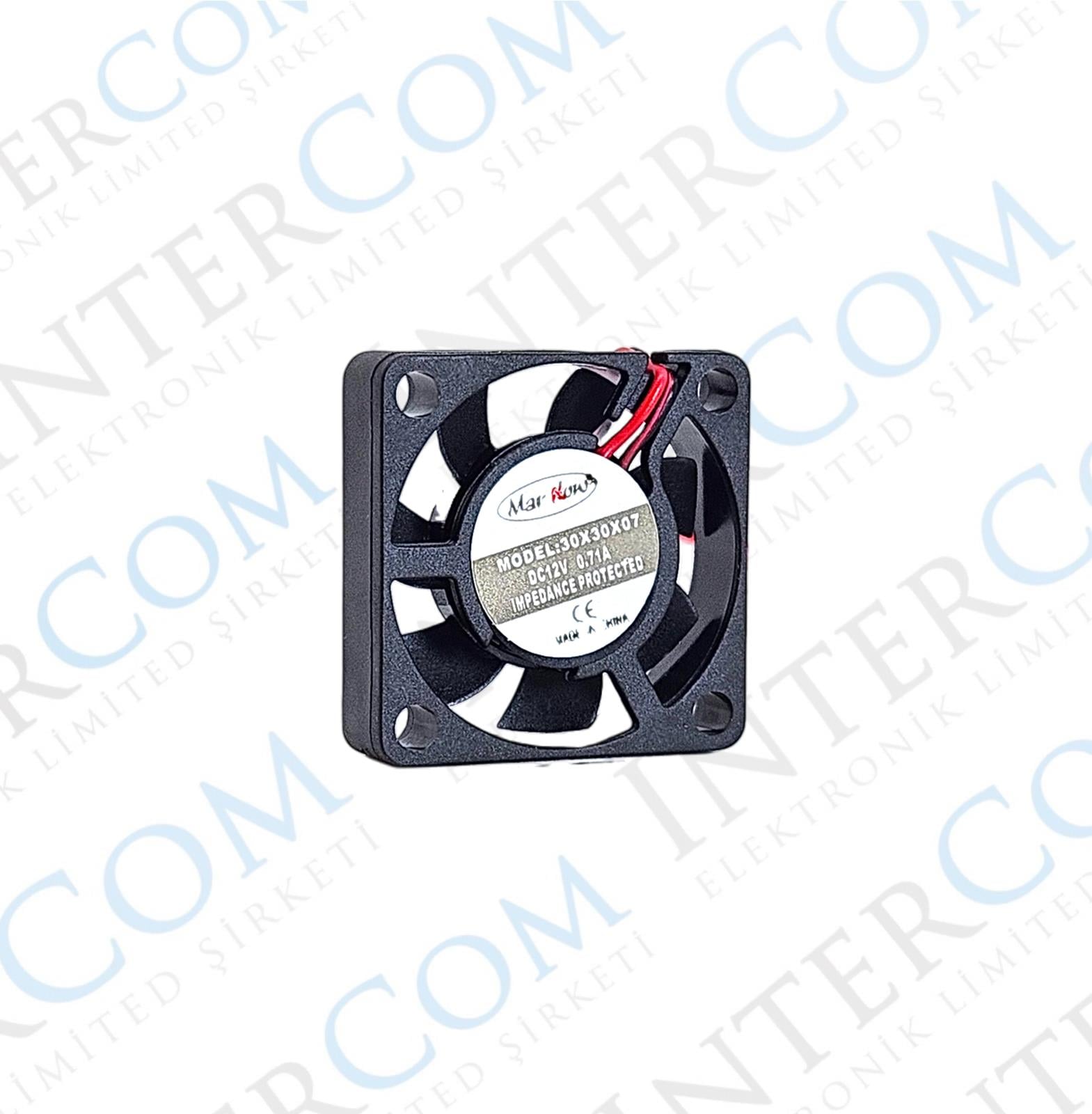 IC-216 30X30X7 DC FAN 12V 0,71A