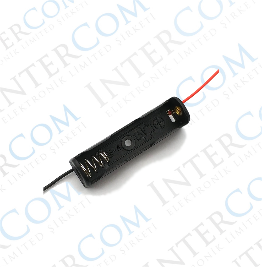 IC-233B-1 Pil Yuvası Tekli İnce (AAA)