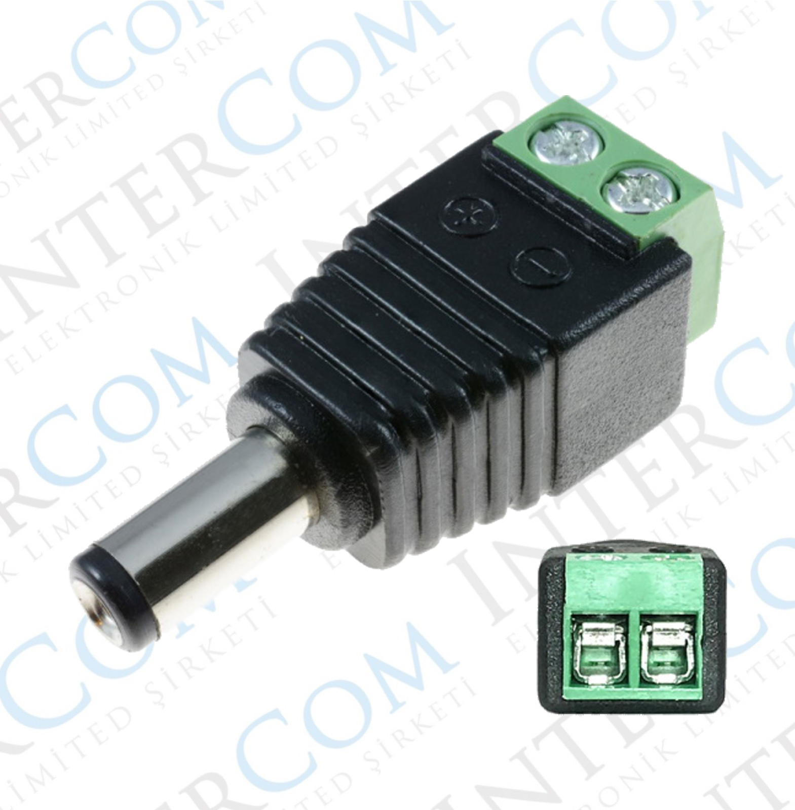 IC-254E Klemensli Jak Erkek 2,1mm
