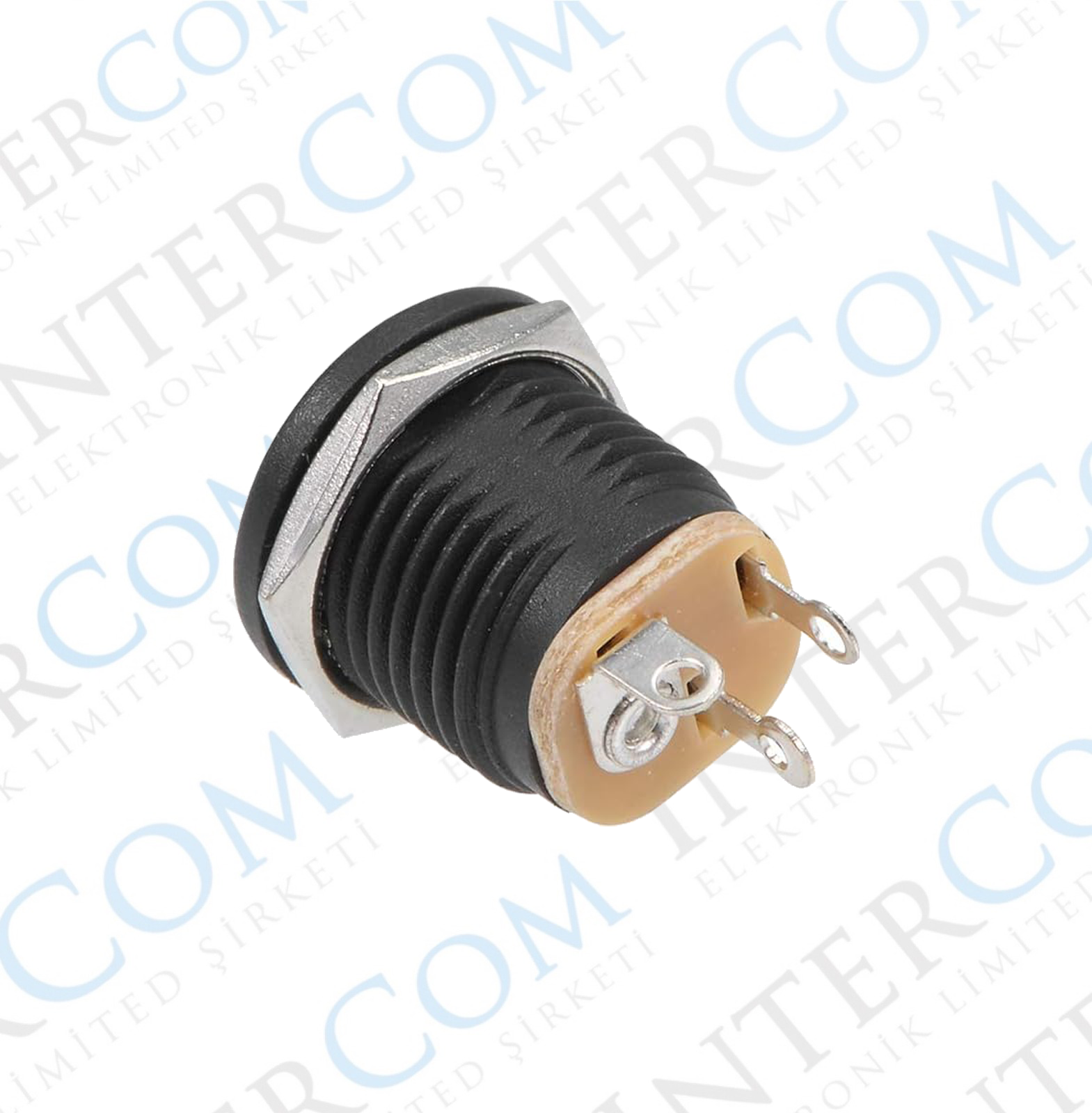 IC-258 DC Jak 2.5mm Somunlu Ø12mm