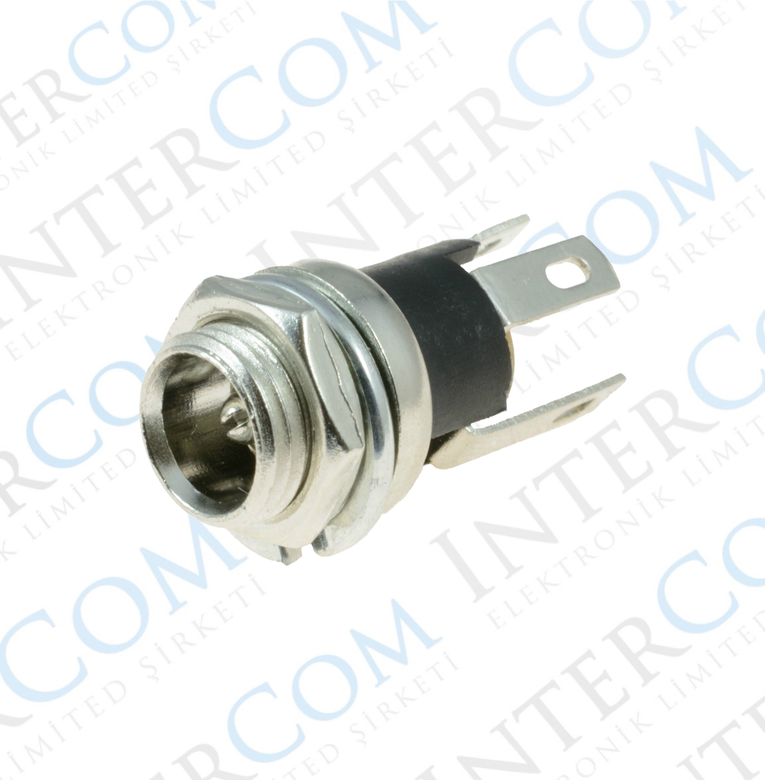IC-258A DC Jak Üstten Somunlu 2.1mm Ø8mm