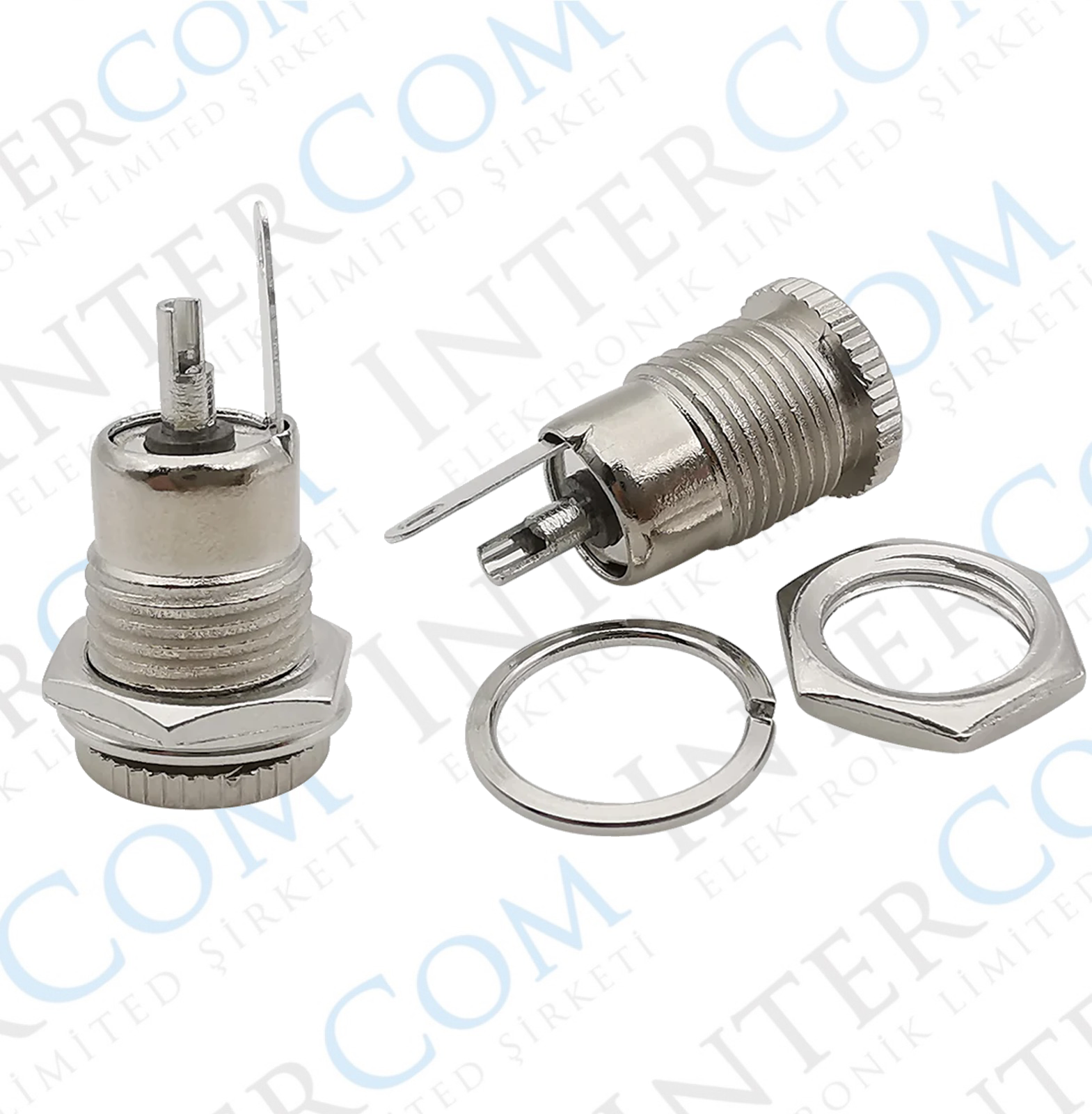 IC-258D DC Jak 2.1mm Metal Ø12mm