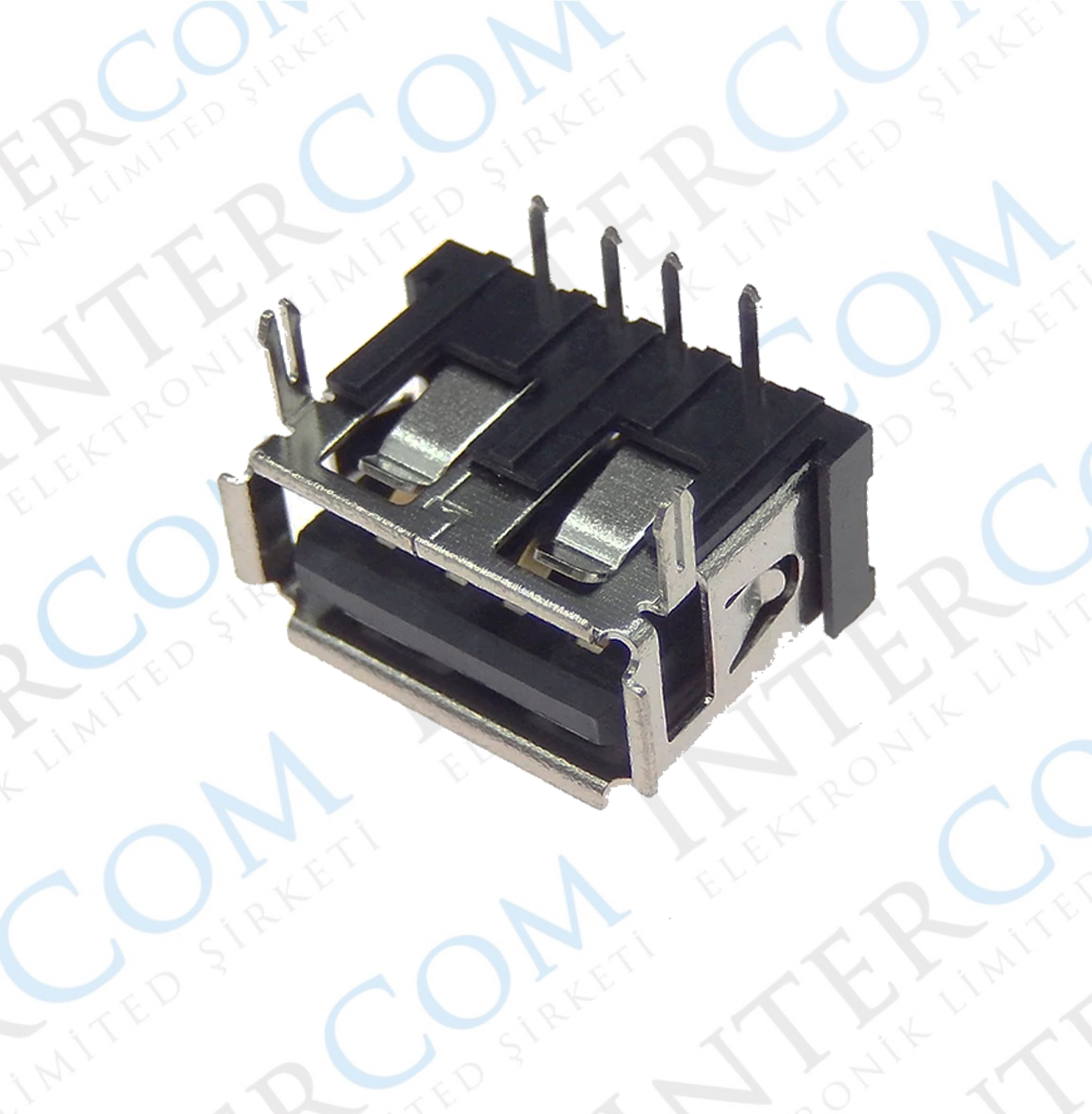 IC-265C USB Şase A Tip 90° Dişi Kısa