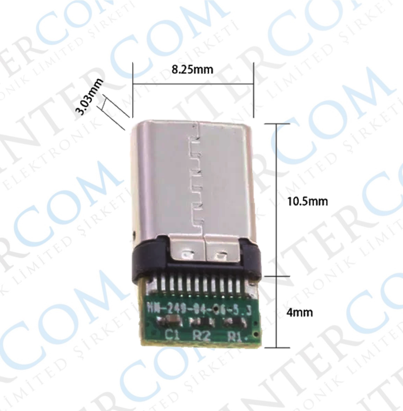 IC-266B1 Type-C Erkek Seyyar Kapaklı