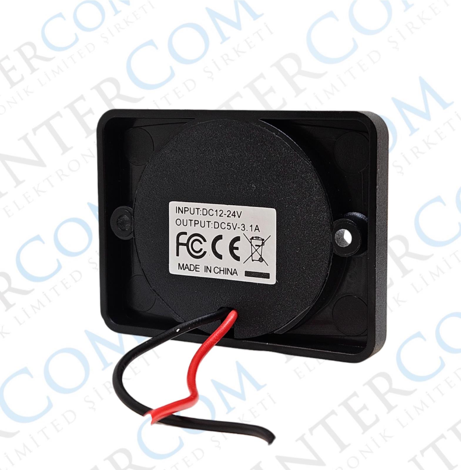 IC-266C-2 Pano Tip İkili Usb Kulaklı - Şarj