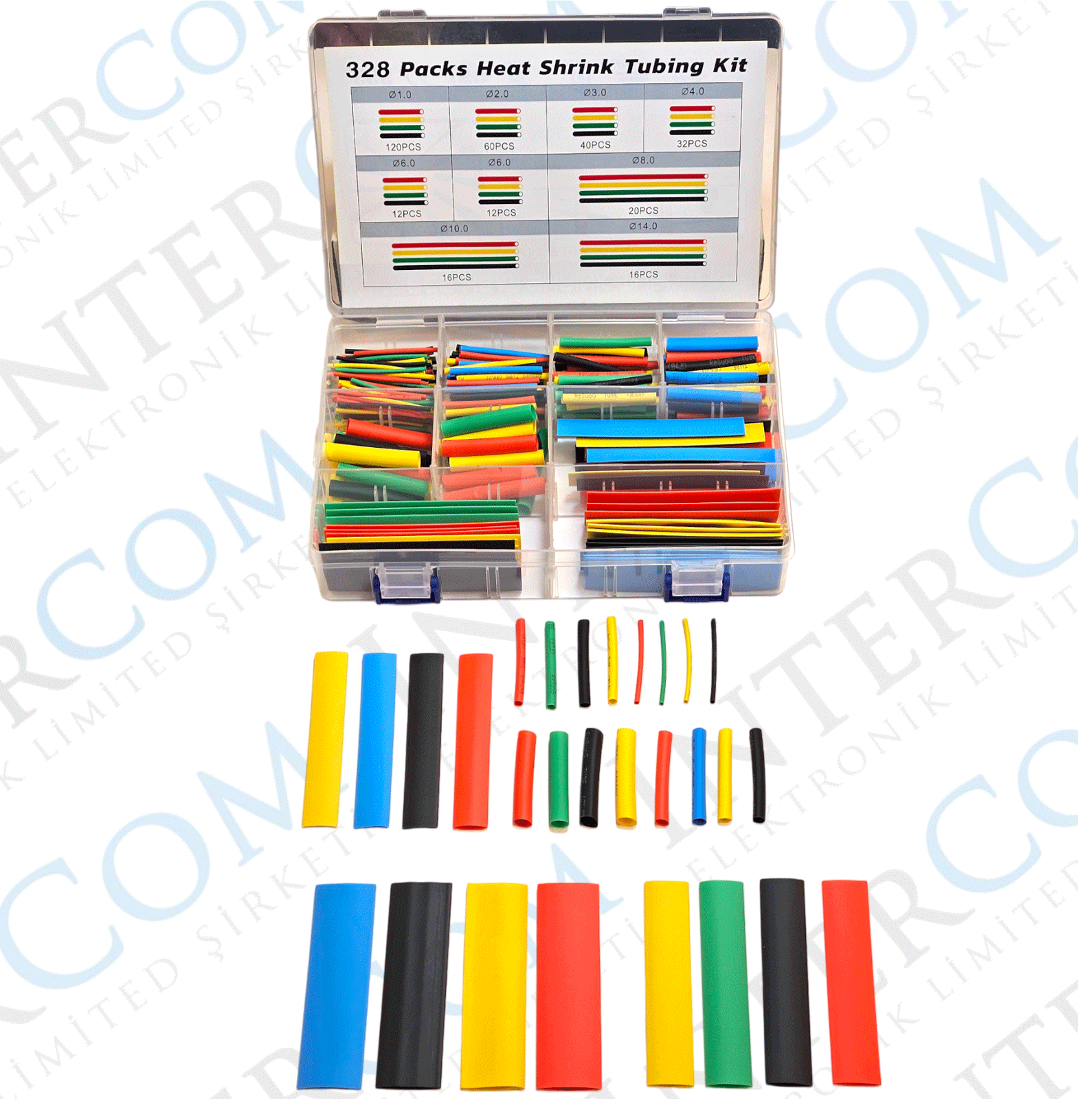 IC-274 KUTULU MAKARON SETİ 328 PARÇA