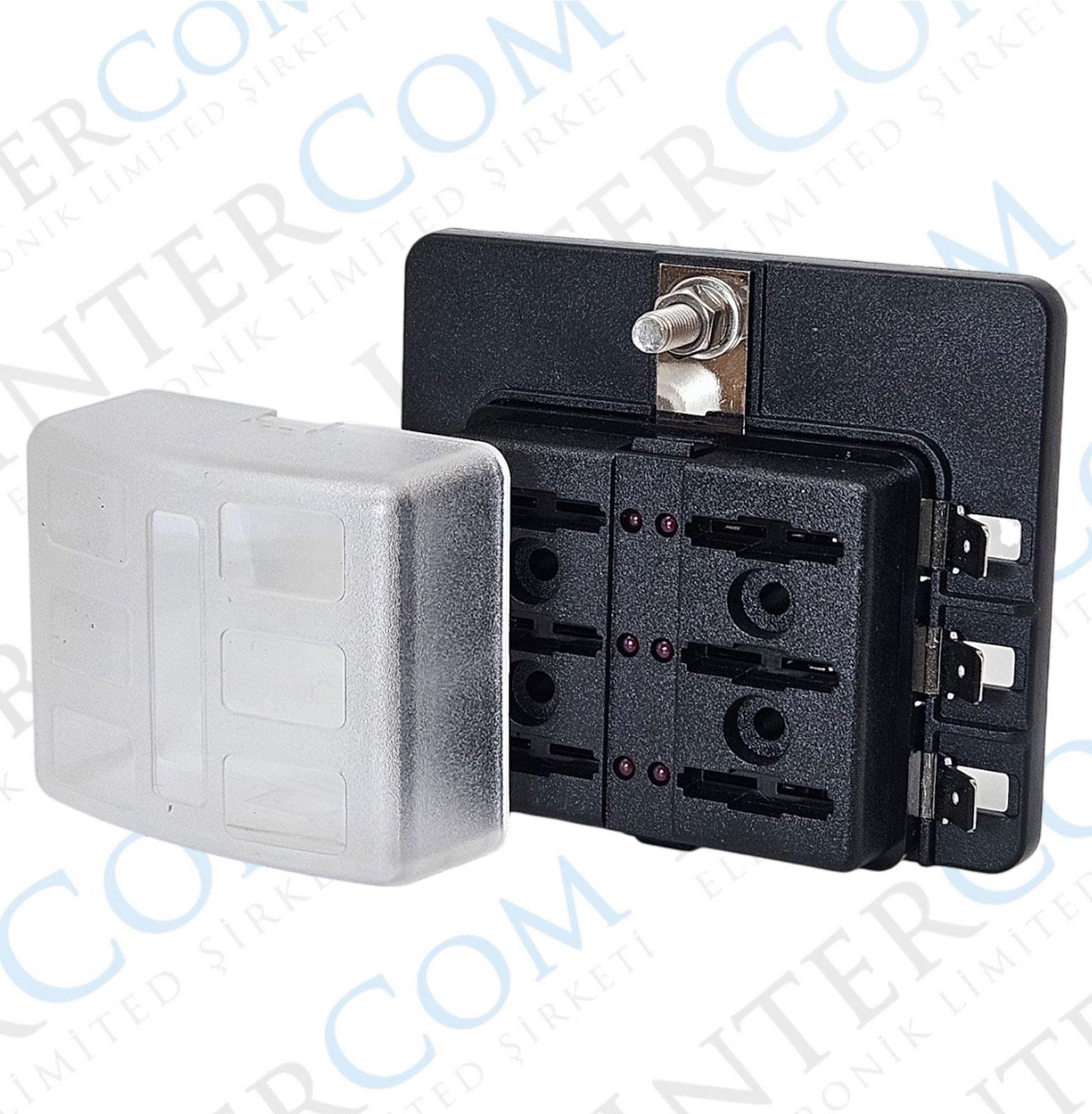 IC-276A-6 SİGORTA KUTUSU 6LI İKAZ IŞIKLI