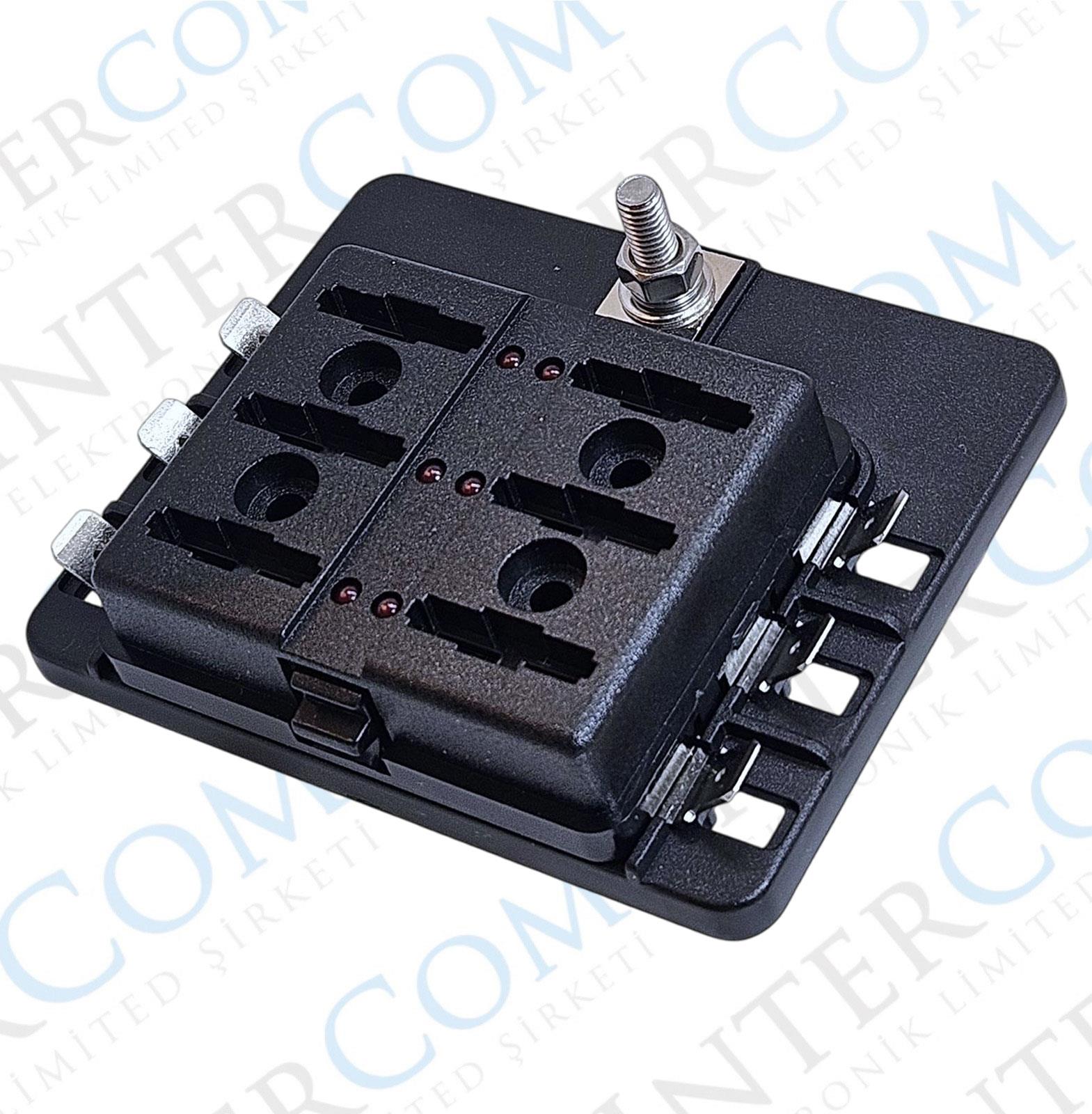 IC-276A-6 SİGORTA KUTUSU 6LI İKAZ IŞIKLI