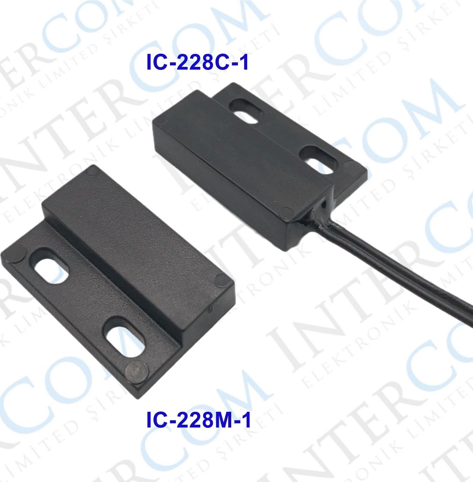IC-228C-1 KABLOLU REED SENSÖR NORMALDE KAPALI KONTAK 29X19MM