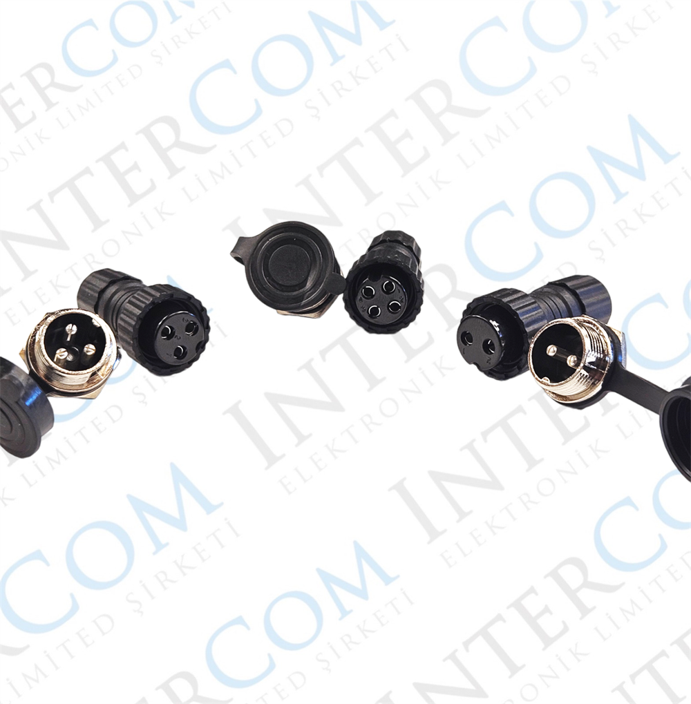IC-261N GX16 Su Geçirmez Mayk Konnektör
