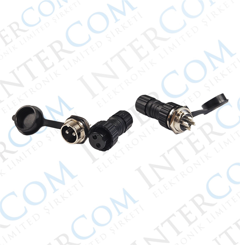 IC-261N GX16 Su Geçirmez Mayk Konnektör