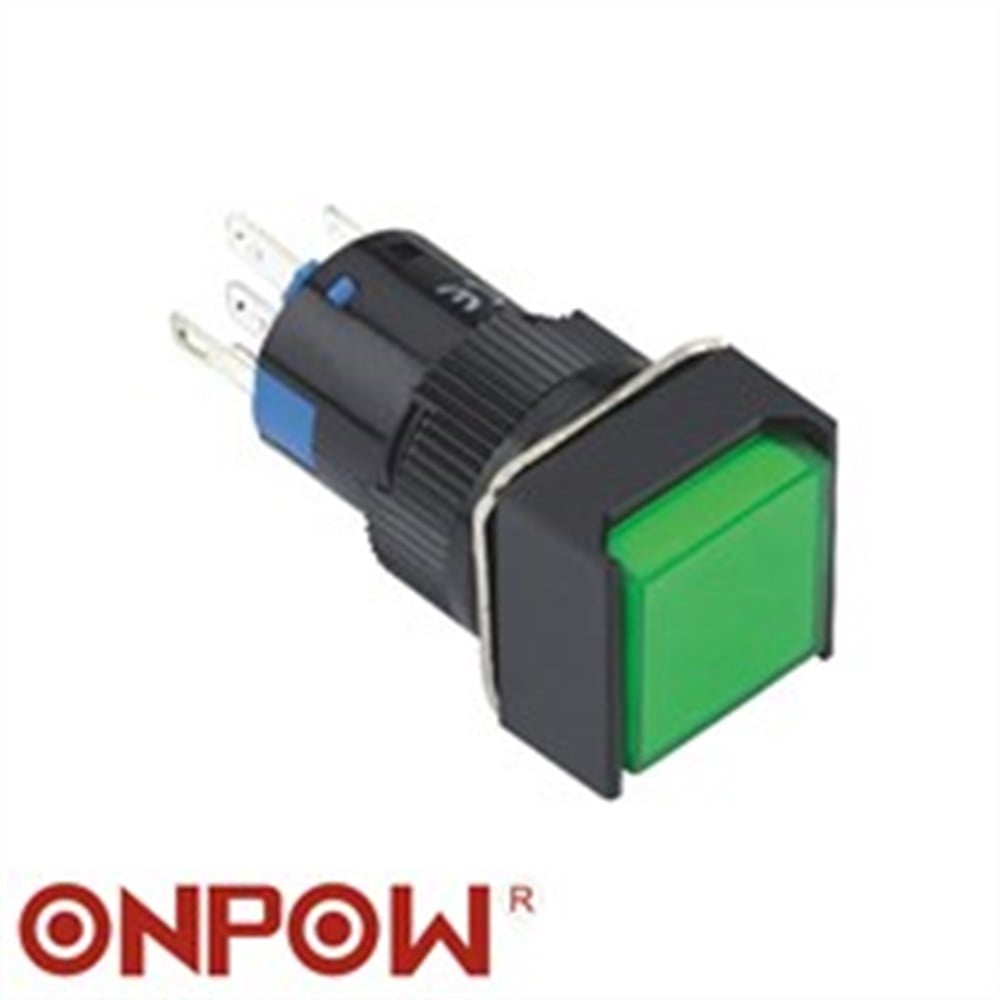 LAS1-AF-22 16mm Plastik Yaylı 2NO/2NC 8P