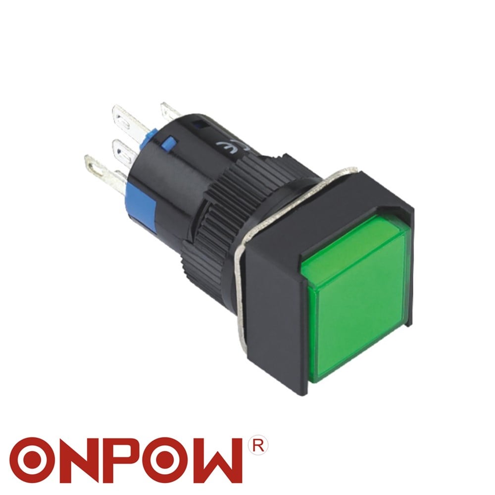 LAS1-AF-11 16mm Plastik Yaylı 1NO/1NC