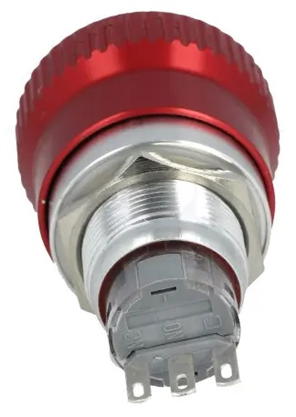 LAS1-AGQ-11TS 19mm Metal Acil-Stop Bas-Çevir 1NO/1NC IP65