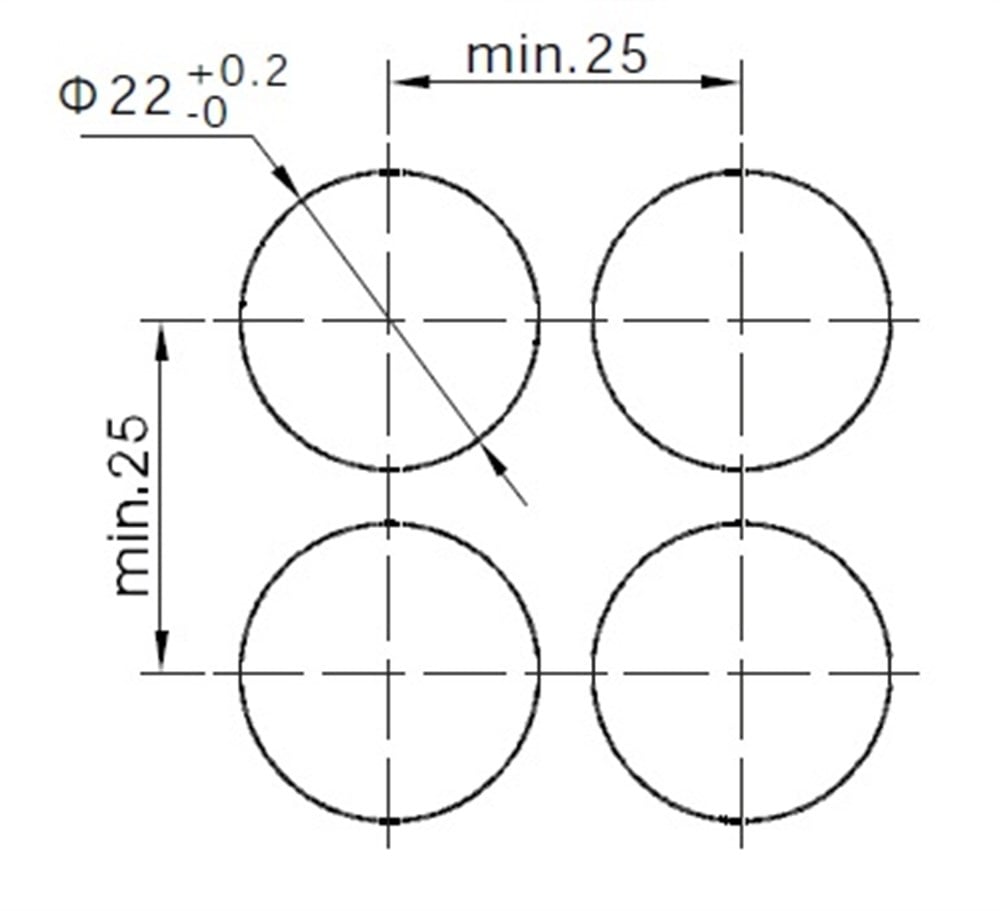 LAS1-AY-11X-21 16mm Mandal Buton OFF-ON 1NO/1NC