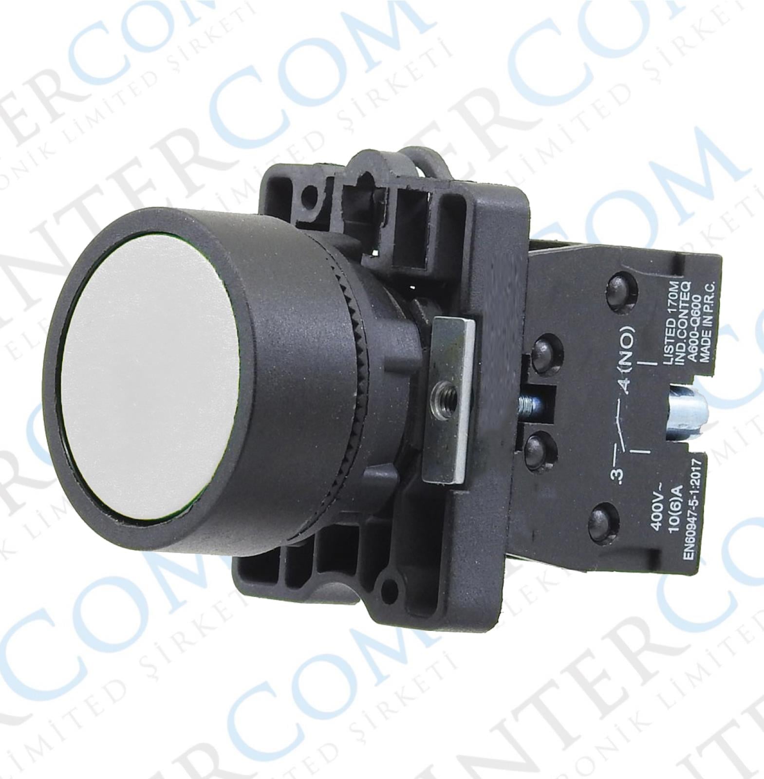 LAY5-EA 22mm Buton Normalde Açık Kontak