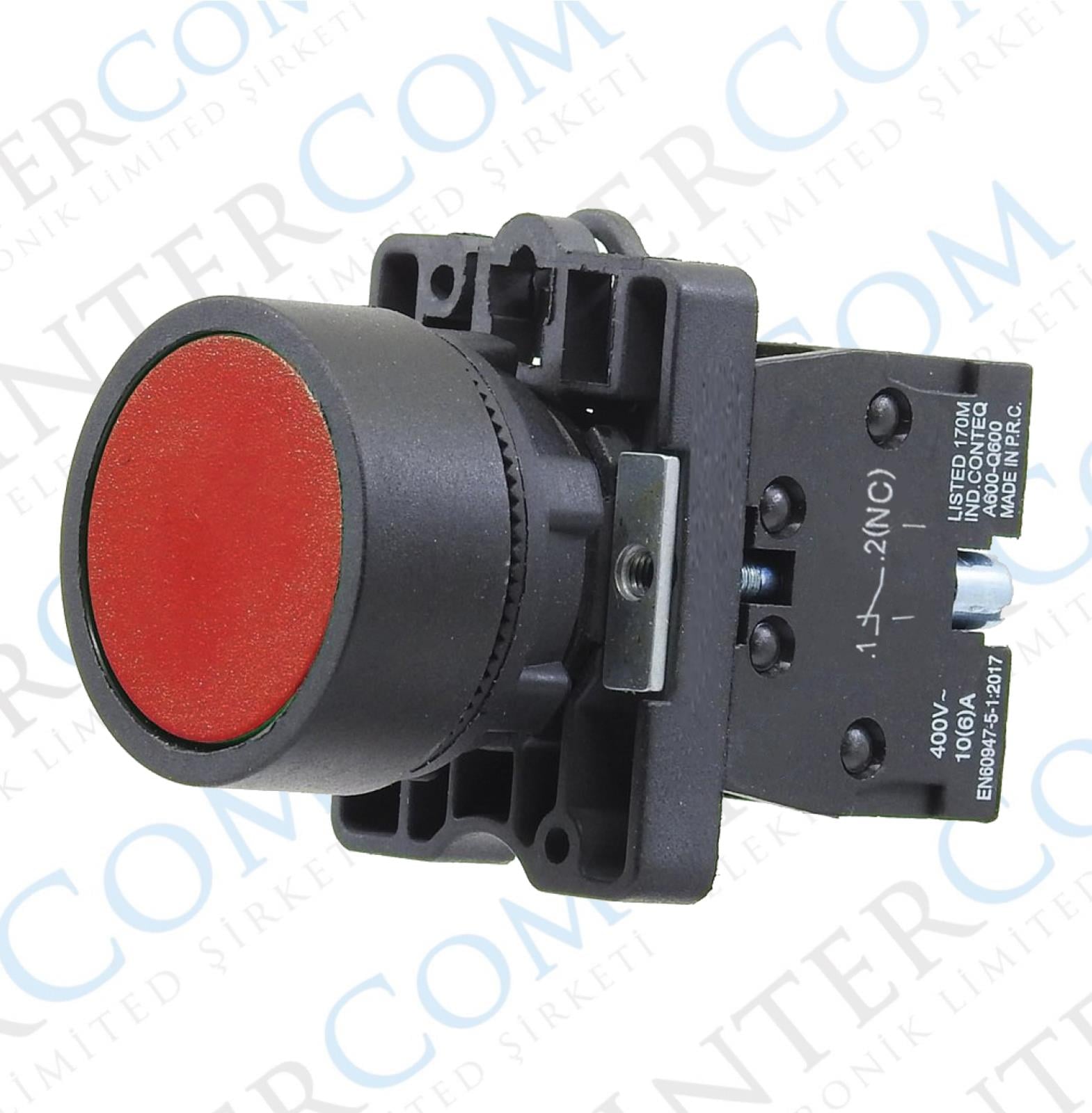 LAY5-EA42 22mm Buton Normalde Kapalı Kontak