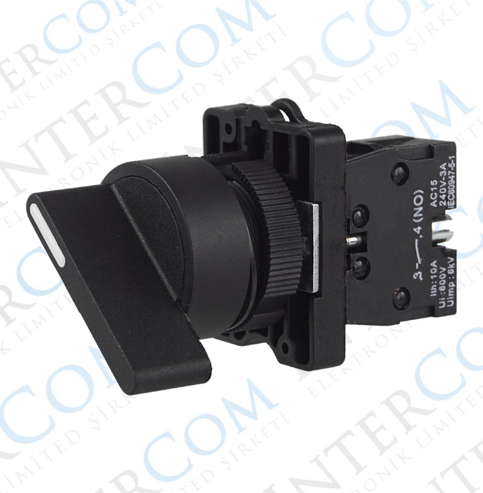 LAY5-EJ41 22mm Uzun Mandal 0-1 Yaylı (1NO)