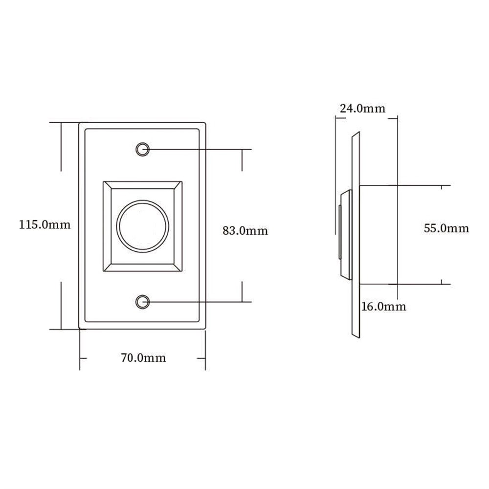 No Touch Temassız Çıkış Butonu
