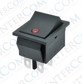 IC-104D 220 Volt Geniş Nokta Işıklı Anahtar ON-OFF 