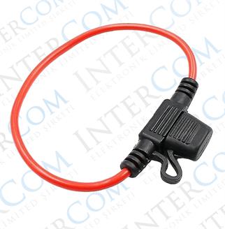  IC237D-2 FUSE MİNİ BIÇAK SİG. KABLOLU SİYAH SU GEÇİRMEZ