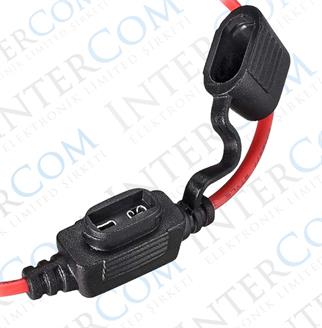  IC-237D-2 Mini Kablolu Bıçak Sigorta Yuvası Su Geçirmez