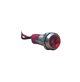 D6S 6MM METAL KABLOLU SİNYAL LAMBASI 12-24V 