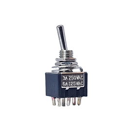 IC-146 Toggle Switch Yaylı OFF-MOM Ø6mm MTS-212