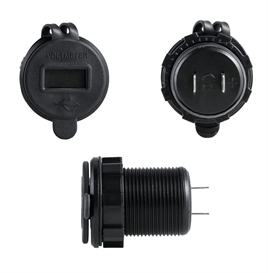 IC-266D Pano Tipi Voltmetreli 2li USB