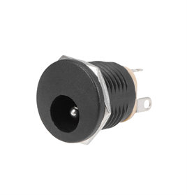 IC-257 DC Jak 2.1mm Somunlu Ø12mm