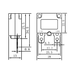IC-271S-C   ST-1 Butonsuz 10 Amper Sigorta