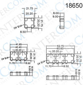 18650 PİL TUTUCU BRAKET