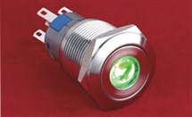 19mm Metal NOKTA LEDli Yaylı 220v Buton IP67 LAS1-GQ-11D