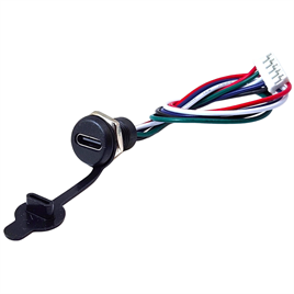 IC-266T-2 Pano Tip TYPE-C Şase Dişi 5P - Şarj + Data