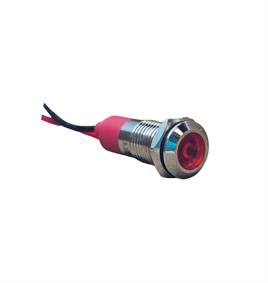 D8S 8MM METAL KABLOLU SİNYAL LAMBASI 12-24V