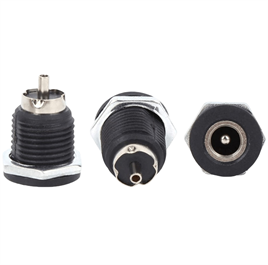 IC-258C DC Jak 2.1mm İçi Metal Ø12mm